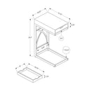 Monarch Snack Table M0542 IMAGE 5