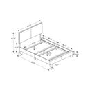 Monarch Queen Panel Bed M0591 IMAGE 5