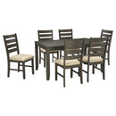 Signature Design by Ashley Rokane 7 pc Dinette 166180 IMAGE 1