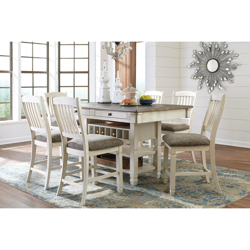 Signature Design by Ashley Bolanburg Counter Height Dining Table with Pedestal Base ASY0523 IMAGE 7