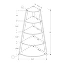 Monarch Bookcases 4-Shelf M0791 IMAGE 5