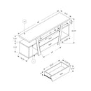 Monarch TV Stand with Cable Management M0474 IMAGE 5