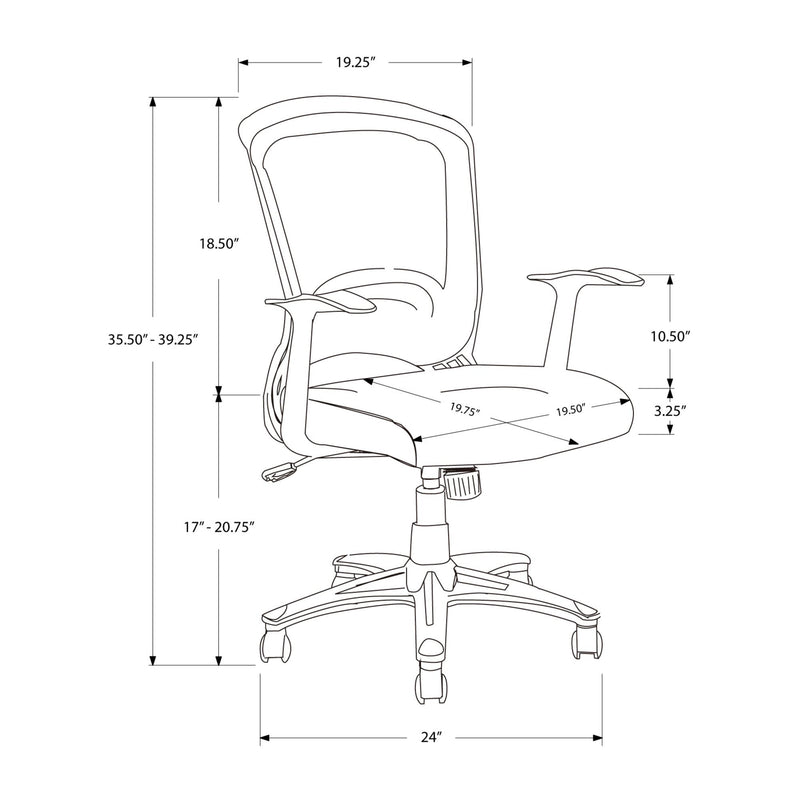 Monarch Office Chairs Office Chairs M0814 IMAGE 11