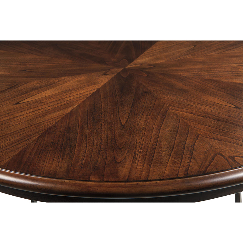 Signature Design by Ashley Round Centiar Dining Table with Pedestal Base 176950 IMAGE 2