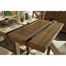 Signature Design by Ashley Moriville Counter Height Dining Table with Pedestal Base ASY5967 IMAGE 3