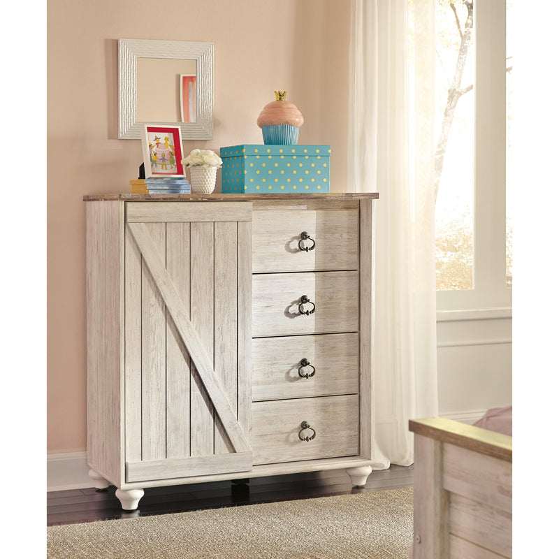 Signature Design by Ashley Willowton 4-Drawer Kids Chest 168476 IMAGE 2