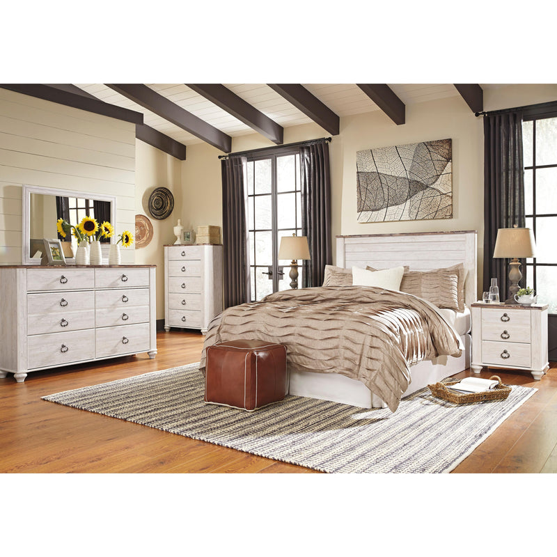 Signature Design by Ashley Willowton 6-Drawer Dresser with Mirror 170192/168475 IMAGE 4