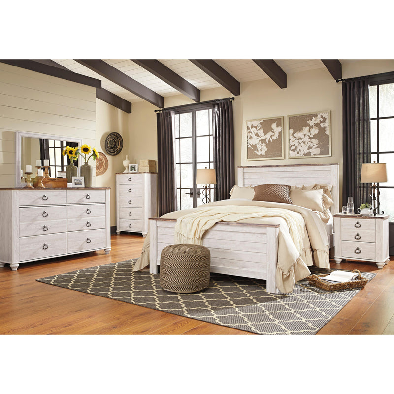 Signature Design by Ashley Willowton 6-Drawer Dresser with Mirror 170192/168475 IMAGE 5