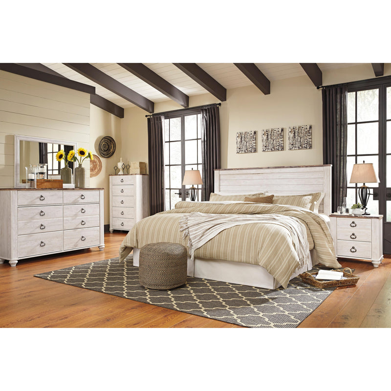 Signature Design by Ashley Willowton 6-Drawer Dresser with Mirror 170192/168475 IMAGE 6