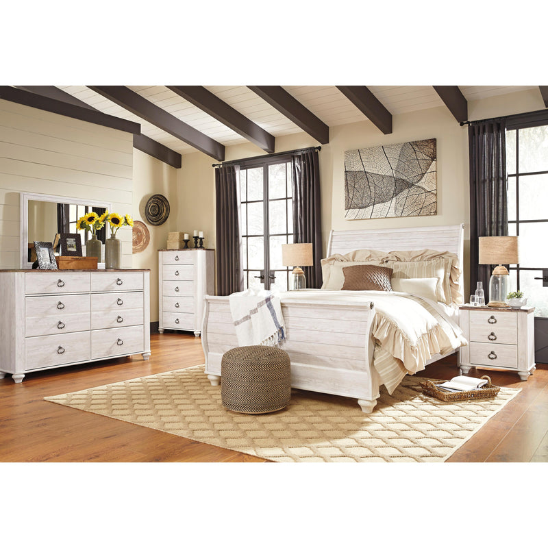 Signature Design by Ashley Willowton 6-Drawer Dresser with Mirror 170192/168475 IMAGE 8
