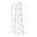 Monarch Bookcases 5+ Shelves M0776 IMAGE 5