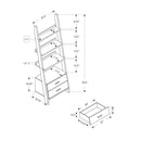 Monarch Bookcases 5+ Shelves M0904 IMAGE 5