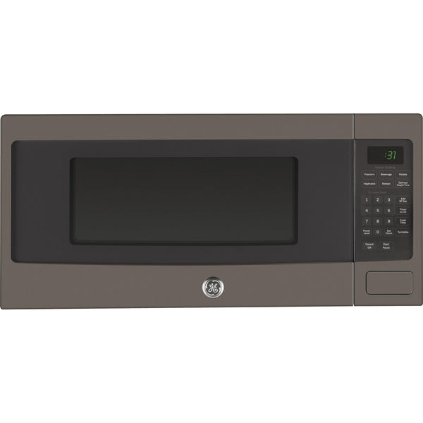 GE Profile 24-inch, 1.1 cu.ft. Countertop Microwave Oven with 10 Power Levels PEM10SLFC IMAGE 1