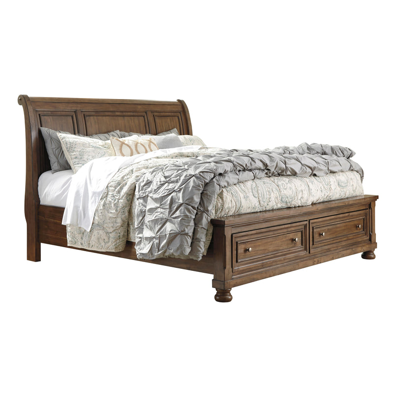 Signature Design by Ashley Flynnter Queen Sleigh Bed with Storage ASY1738 IMAGE 1