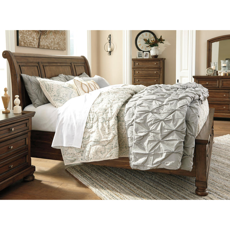 Signature Design by Ashley Flynnter Queen Sleigh Bed with Storage ASY1738 IMAGE 5