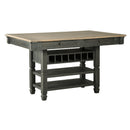 Signature Design by Ashley Tyler Creek Counter Height Dining Table with Pedestal Base ASY3671 IMAGE 1