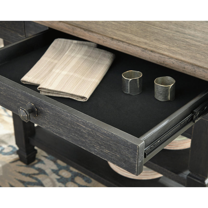 Signature Design by Ashley Tyler Creek Counter Height Dining Table with Pedestal Base ASY3671 IMAGE 2