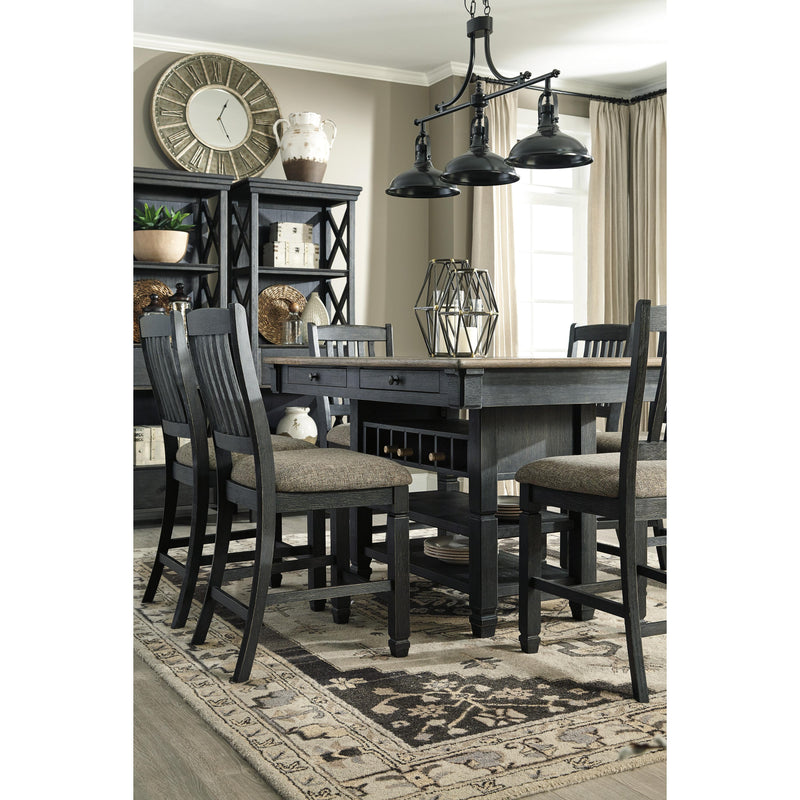 Signature Design by Ashley Tyler Creek Counter Height Dining Table with Pedestal Base ASY3671 IMAGE 4