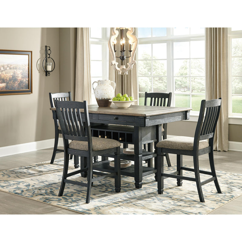 Signature Design by Ashley Tyler Creek Counter Height Dining Table with Pedestal Base ASY3671 IMAGE 5