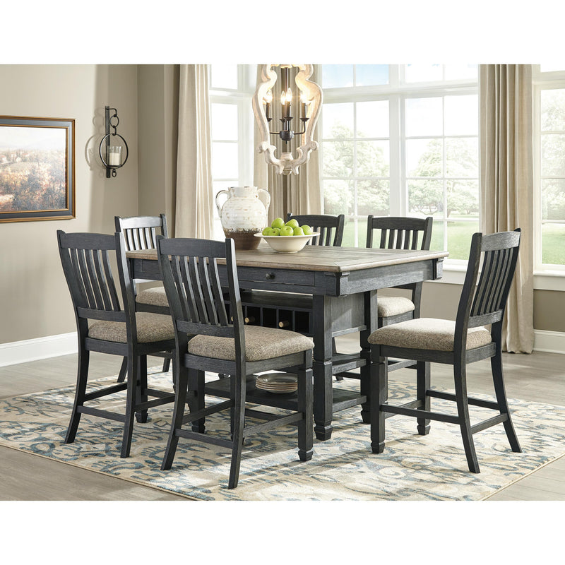 Signature Design by Ashley Tyler Creek Counter Height Dining Table with Pedestal Base ASY3671 IMAGE 8
