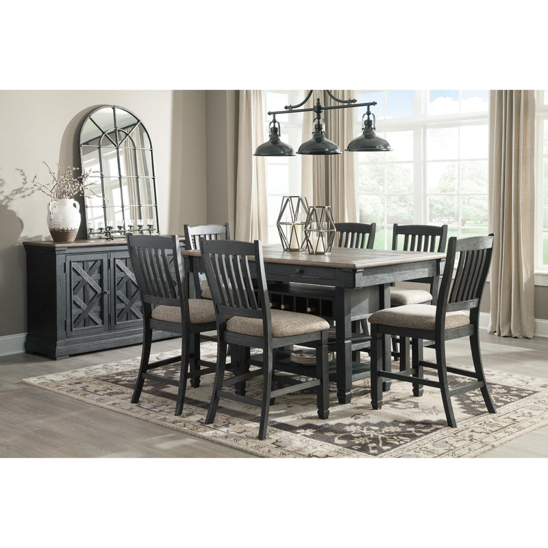 Signature Design by Ashley Tyler Creek Counter Height Dining Table with Pedestal Base ASY3671 IMAGE 9