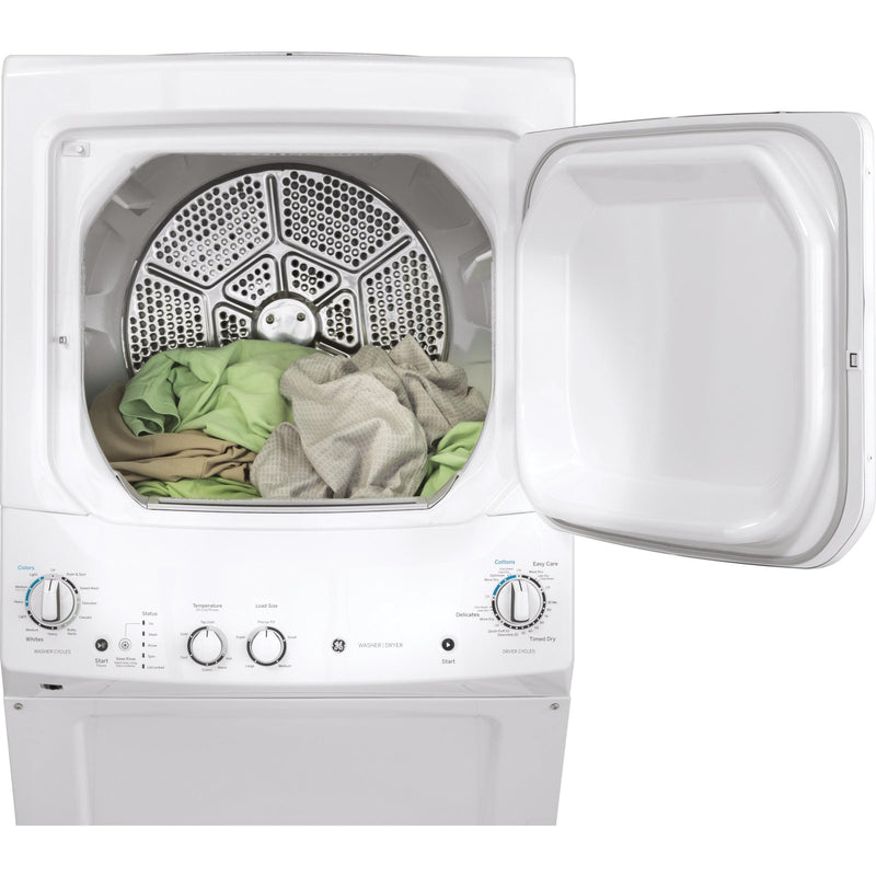 GE Stacked Washer/Dryer Gas Laundry Center GUD27GSSMWW IMAGE 6