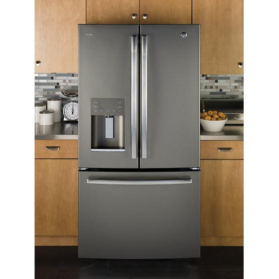 GE Profile 33-inch, 23.8 cu. Ft. French 3-door refrigerator PFE24HMLKES IMAGE 12