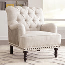Signature Design by Ashley Tartonelle Stationary Fabric and Leather Look Accent Chair ASY3567 IMAGE 2