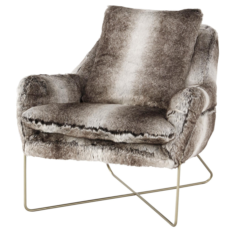 Signature Design by Ashley Wildau Stationary Faux Fur Accent Chair ASY3784 IMAGE 1