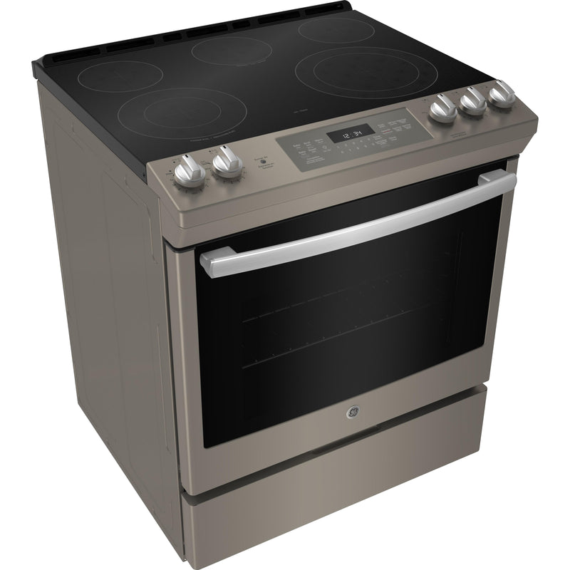 GE 30-inch Slide-in Electric Range with Self-cleaning oven and steam clean option JCS840EMES IMAGE 3