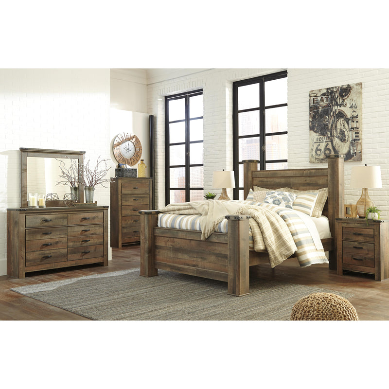 Signature Design by Ashley Trinell Queen Poster Bed ASY3417 IMAGE 3