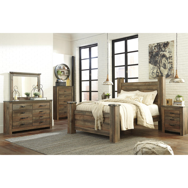 Signature Design by Ashley Trinell Queen Poster Bed ASY3417 IMAGE 4