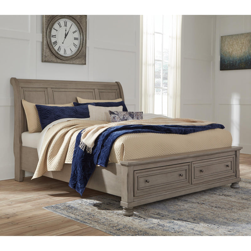 Signature Design by Ashley Lettner King Sleigh Bed with Storage ASY2314 IMAGE 2