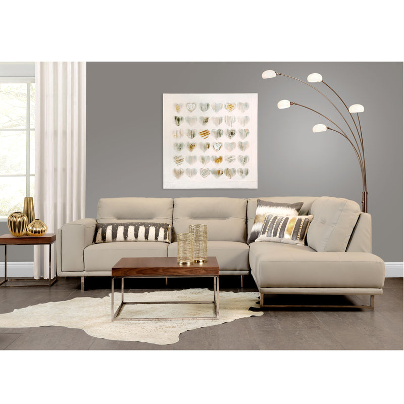 Domon Collection Beige bonded leather sectional 164990 IMAGE 2
