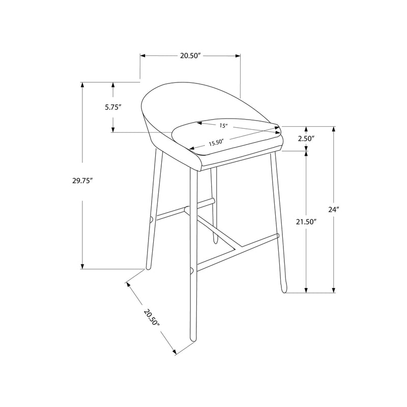 Monarch Counter Height Stool M0126 IMAGE 5