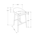 Monarch Pub Height Stool M0129 IMAGE 5