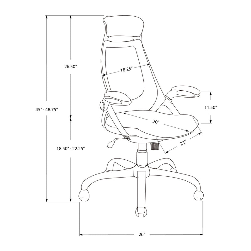 Monarch Office Chairs Office Chairs M0151 IMAGE 11