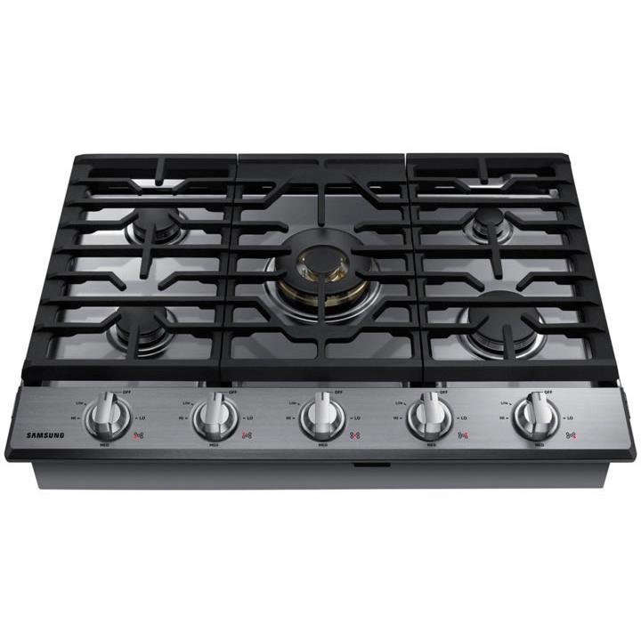 Samsung 30-inch Built-In Gas Cooktop with Wi-Fi Connectivity NA30N7755TS/AA IMAGE 2