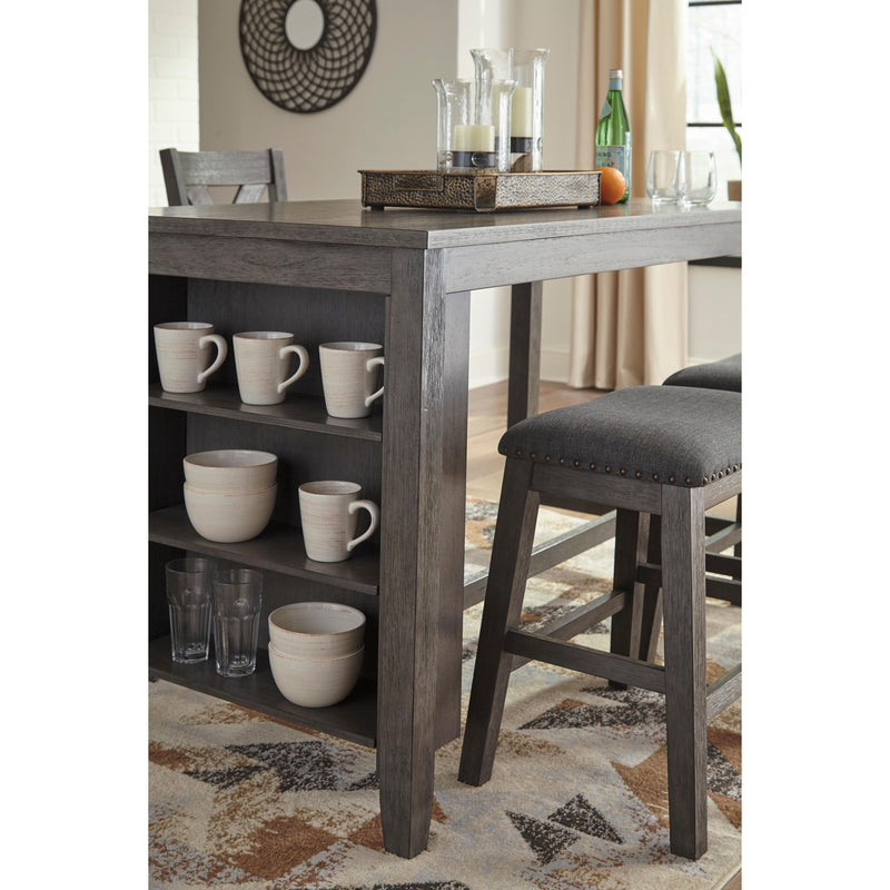 Signature Design by Ashley Caitbrook Counter Height Dining Table with Trestle Base ASY0798 IMAGE 3