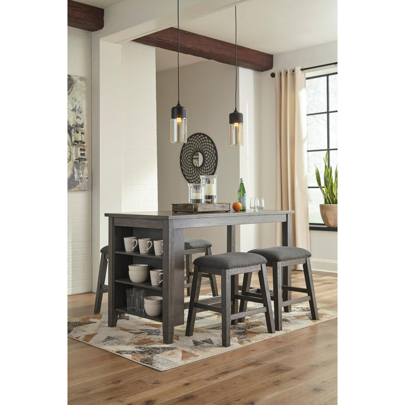 Signature Design by Ashley Caitbrook Counter Height Dining Table with Trestle Base ASY0798 IMAGE 7