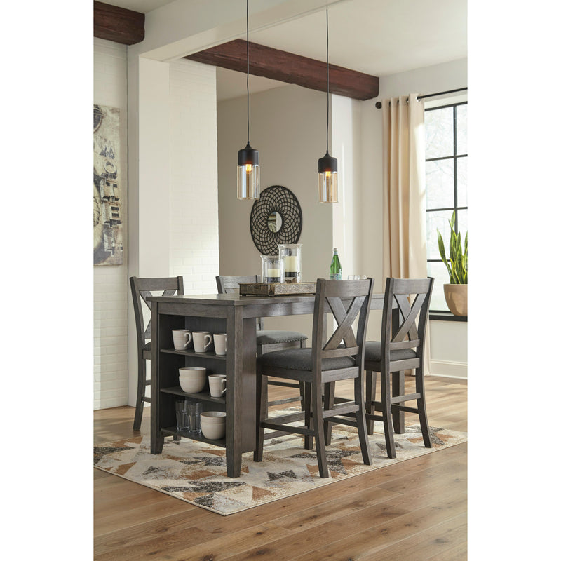 Signature Design by Ashley Caitbrook Counter Height Dining Table with Trestle Base ASY0798 IMAGE 8