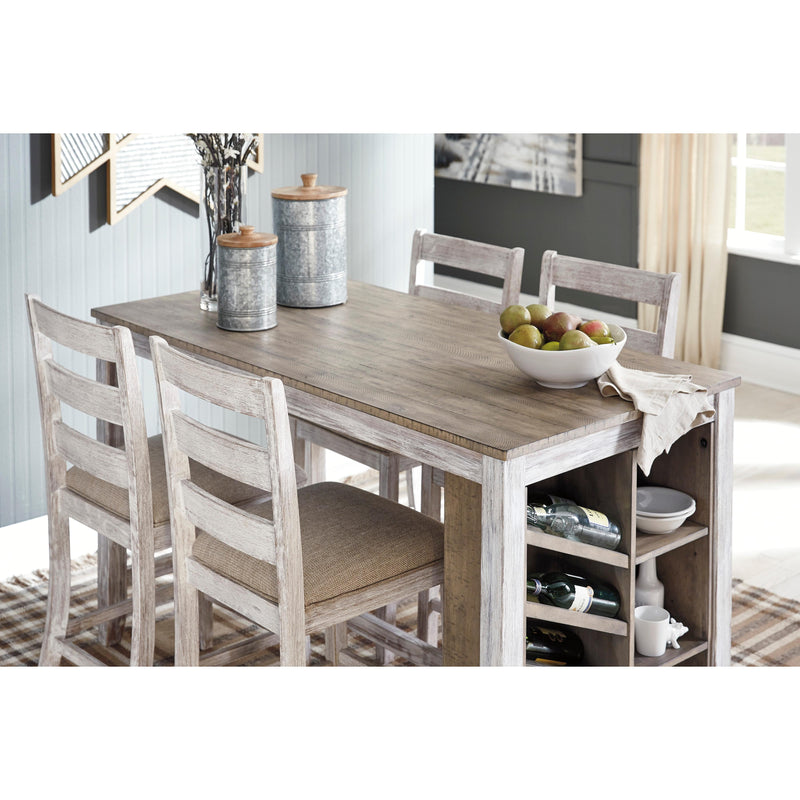 Signature Design by Ashley Skempton Counter Height Dining Table with Trestle Base ASY3454 IMAGE 3