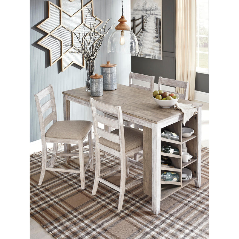 Signature Design by Ashley Skempton Counter Height Dining Table with Trestle Base ASY3454 IMAGE 4