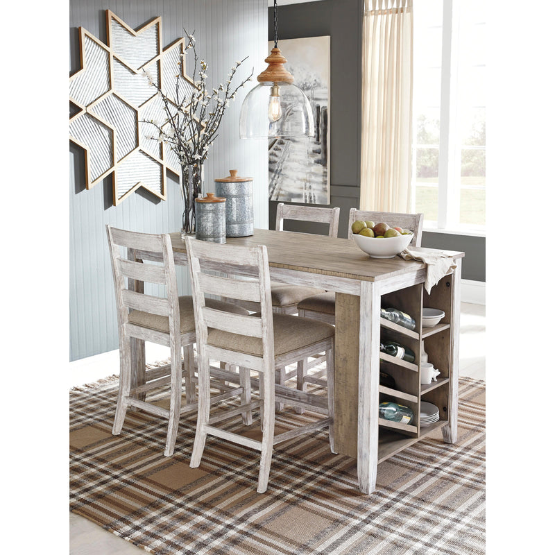 Signature Design by Ashley Skempton Counter Height Dining Table with Trestle Base ASY3454 IMAGE 5