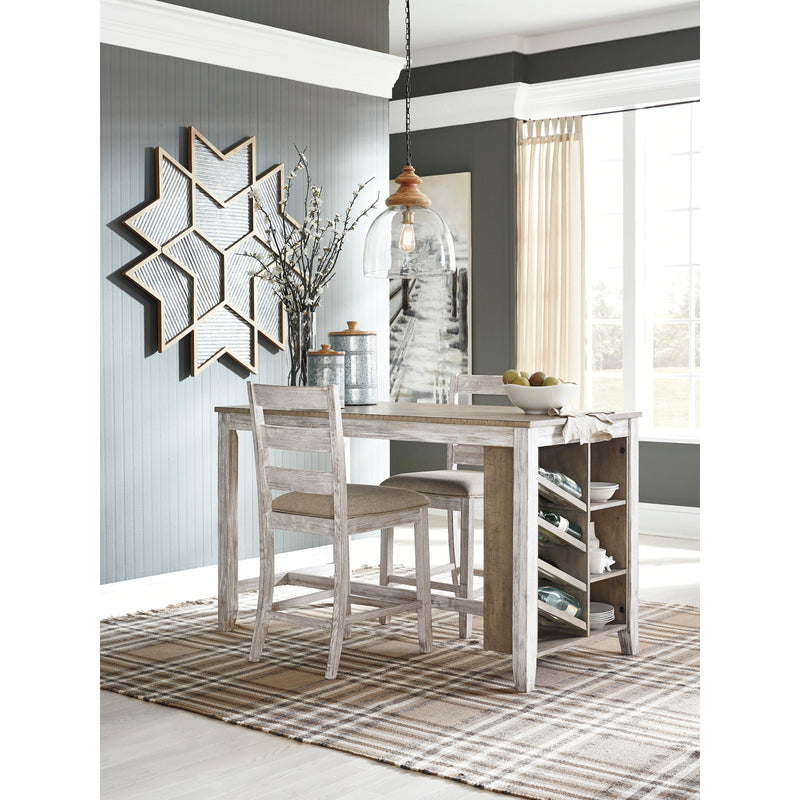 Signature Design by Ashley Skempton Counter Height Dining Table with Trestle Base ASY3454 IMAGE 6
