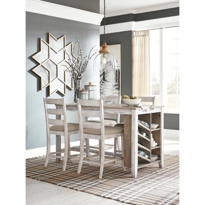 Signature Design by Ashley Skempton Counter Height Dining Table with Trestle Base ASY3454 IMAGE 7