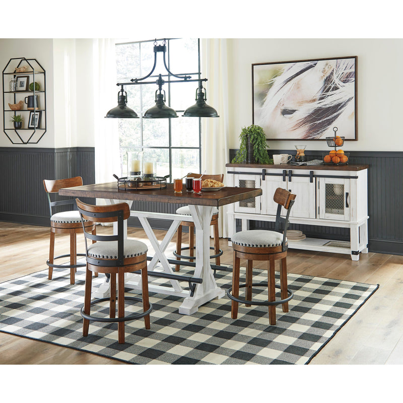 Signature Design by Ashley Valebeck Counter Height Dining Table with Trestle Base ASY2759 IMAGE 7