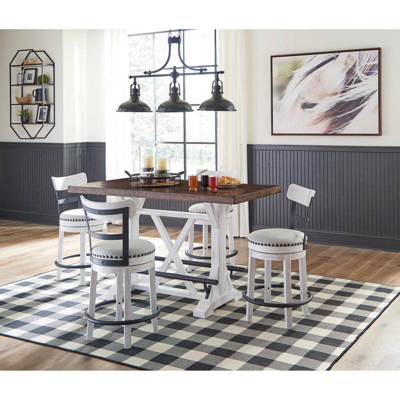 Signature Design by Ashley Valebeck Counter Height Dining Table with Trestle Base ASY2759 IMAGE 8