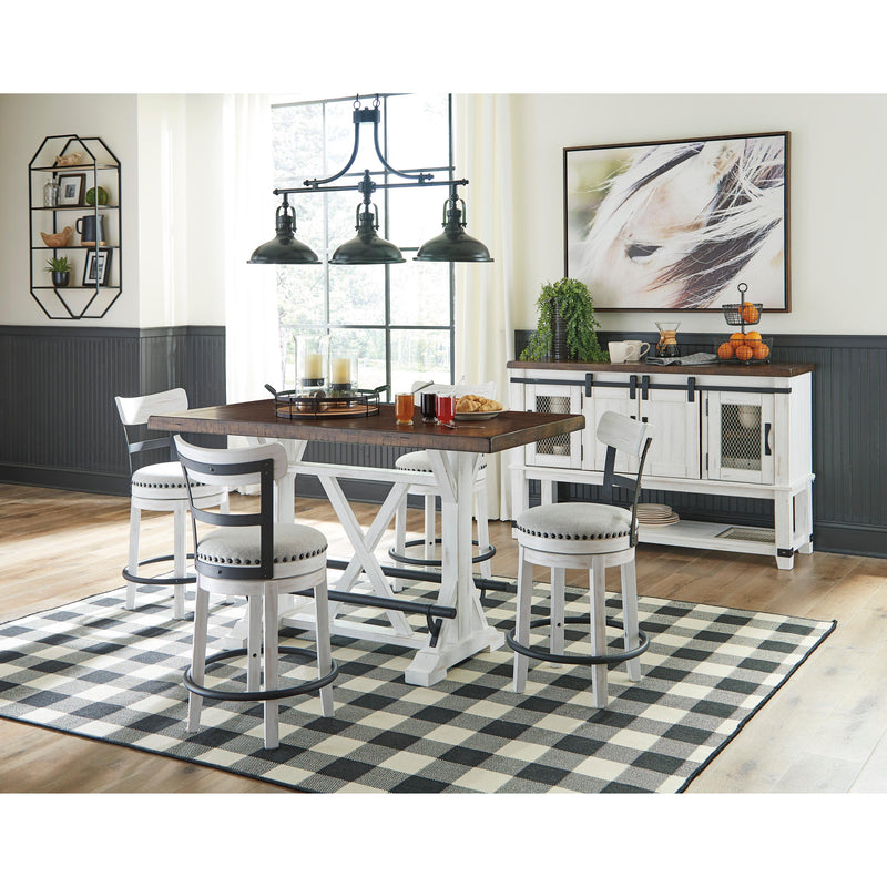 Signature Design by Ashley Valebeck Counter Height Dining Table with Trestle Base ASY2759 IMAGE 9