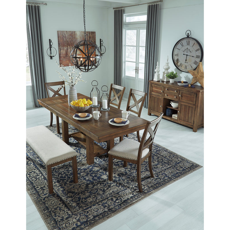 Signature Design by Ashley Moriville Dining Table with Trestle Base ASY5968 IMAGE 6